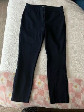Women’s Slim Straight Dress pants - navy blue